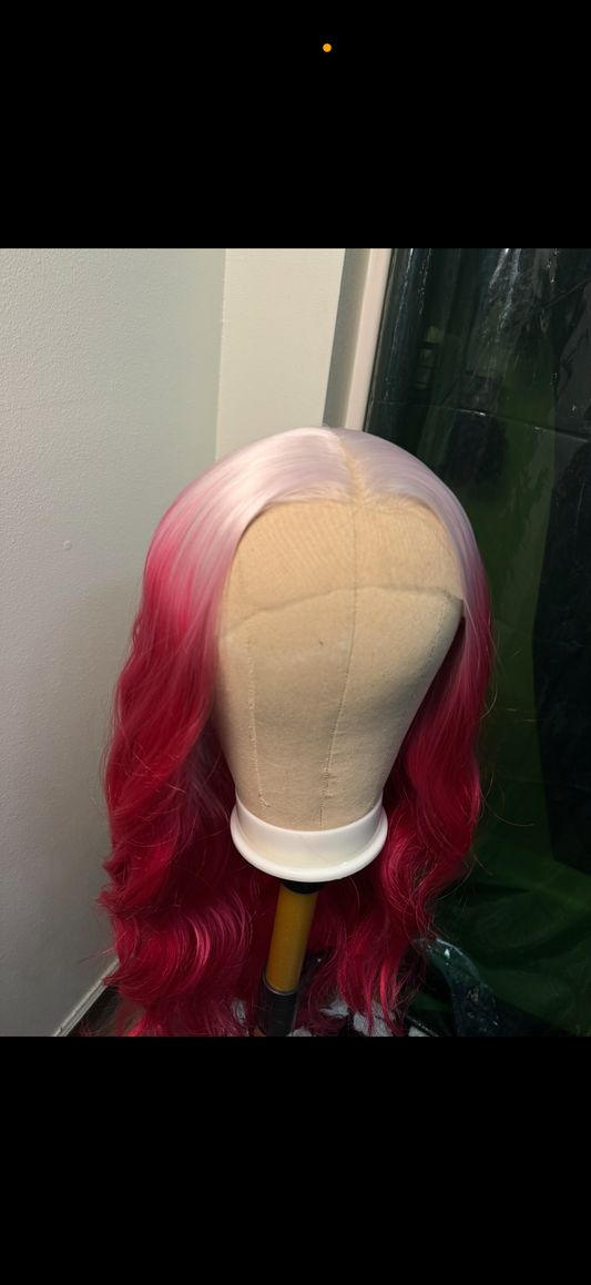 Ombre Body Wave Synthetic Wig-30"